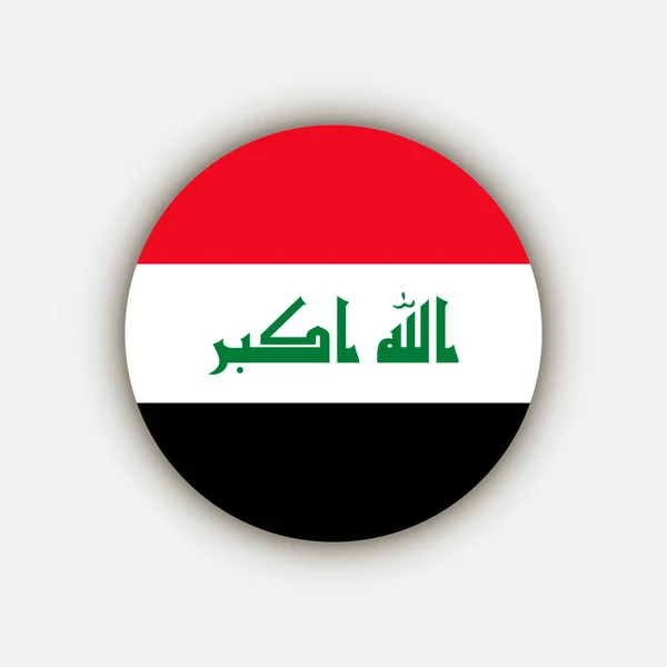 Land Irak Iraks Flagga Vektorillustration — Stock vektor