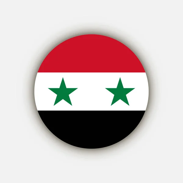 Land Syrien Syrien Flagge Vektorillustration — Stockvektor