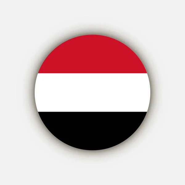 Страна Йемен Флаг Йемена Векторная Иллюстрация — стоковый вектор
