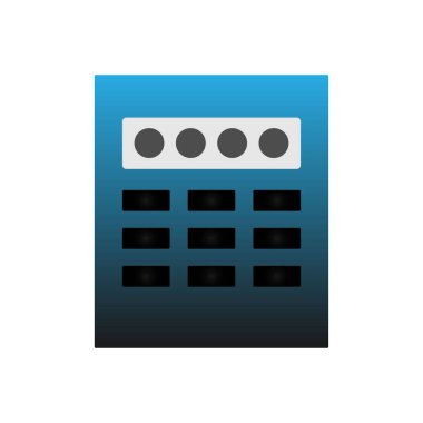 Şifre Simgesi, düz tasarım simgesi