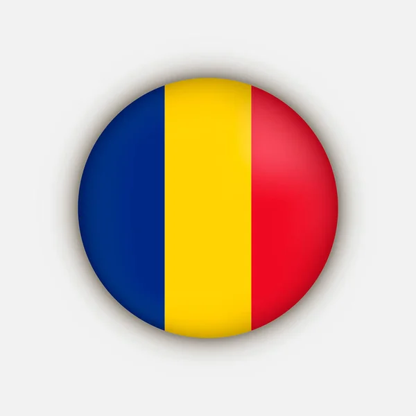 Країна Румунія Прапор Румунії Приклад Вектора — стоковий вектор