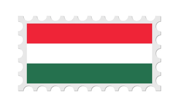 Maďarsko Poštovní Známka Stínem Vektorová Ilustrace — Stockový vektor
