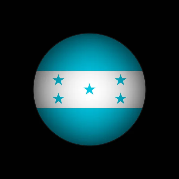 País Honduras Bandeira Honduras Ilustração Vetorial —  Vetores de Stock