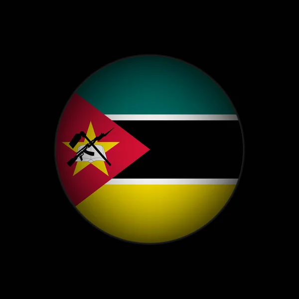 Country Mozambique Mozambique Flag Vector Illustration — Stock Vector