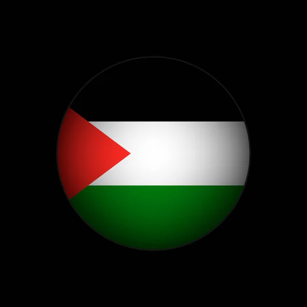 País Palestina Bandera Palestina Ilustración Vectorial — Vector de stock