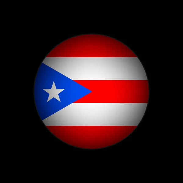 Πουέρτο Ρίκο Σημαία Πουέρτο Ρίκο Εικονογράφηση Διανύσματος — Διανυσματικό Αρχείο