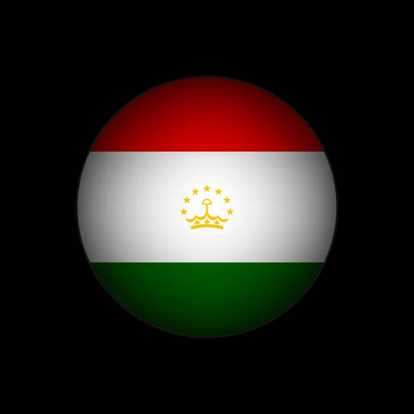 Tayikistán Bandera Tayikistán Ilustración Vectorial — Archivo Imágenes Vectoriales