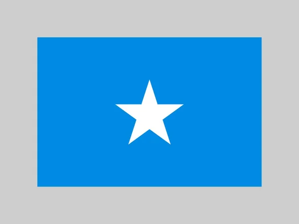 索马里群岛旗帜 官方颜色和比例 矢量说明 — 图库矢量图片