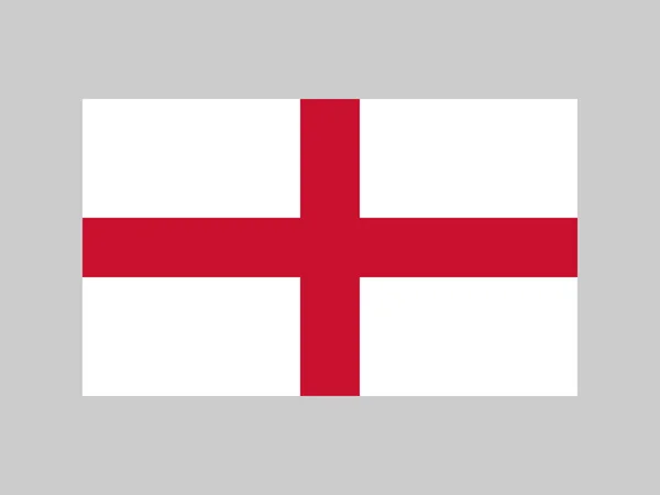 England Flag Official Colors Proportion Vector Illustration — Archivo Imágenes Vectoriales