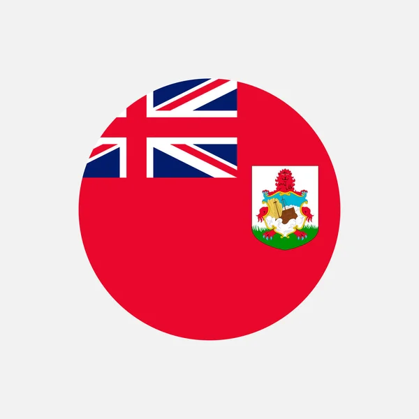Wiejskie Bermudy Flaga Bermudów Ilustracja Wektora — Wektor stockowy