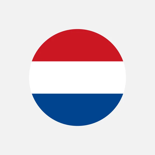 Land Caribisch Nederland Caribisch Gebied Nederlandse Vlag Vectorillustratie — Stockvector