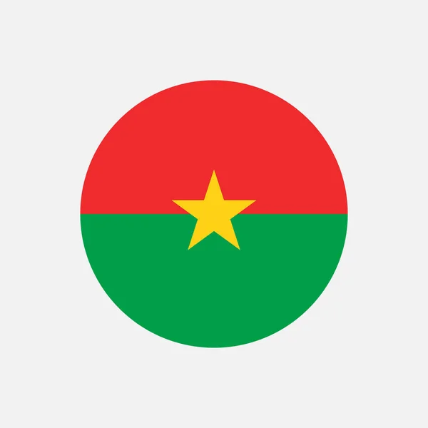 País Burkina Faso Bandera Burkina Faso Ilustración Vectorial — Archivo Imágenes Vectoriales