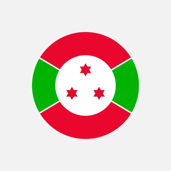 País Burundi Bandera Burundi Ilustración Vectorial — Archivo Imágenes Vectoriales