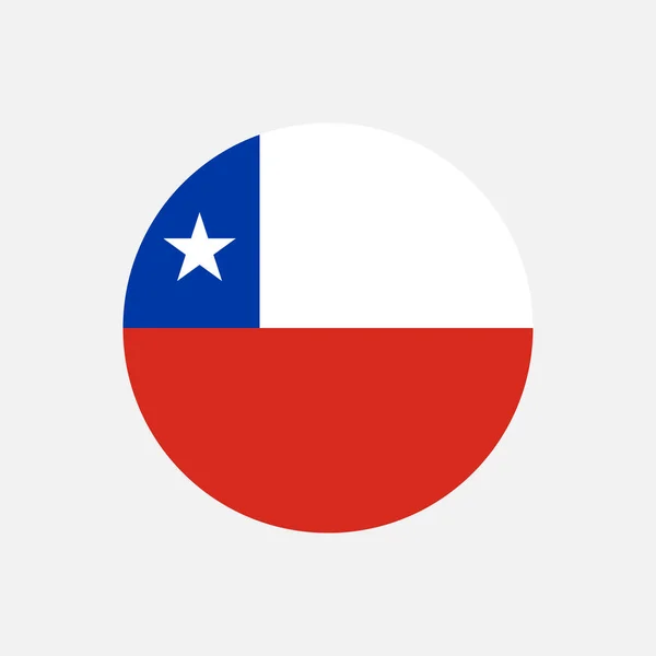 País Chile Bandera Chile Ilustración Vectorial — Archivo Imágenes Vectoriales