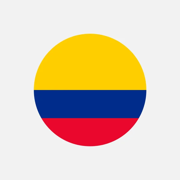 País Colombia Bandera Colombia Ilustración Vectorial — Archivo Imágenes Vectoriales