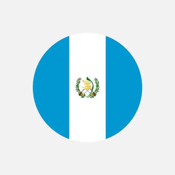 Land Guatemala Guatemala Flagga Vektorillustration — Stock vektor
