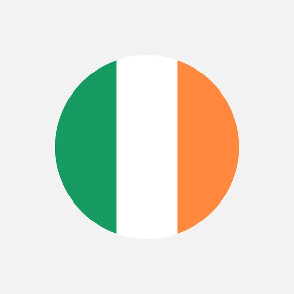 Land Irland Irlands Flagga Vektorillustration — Stock vektor