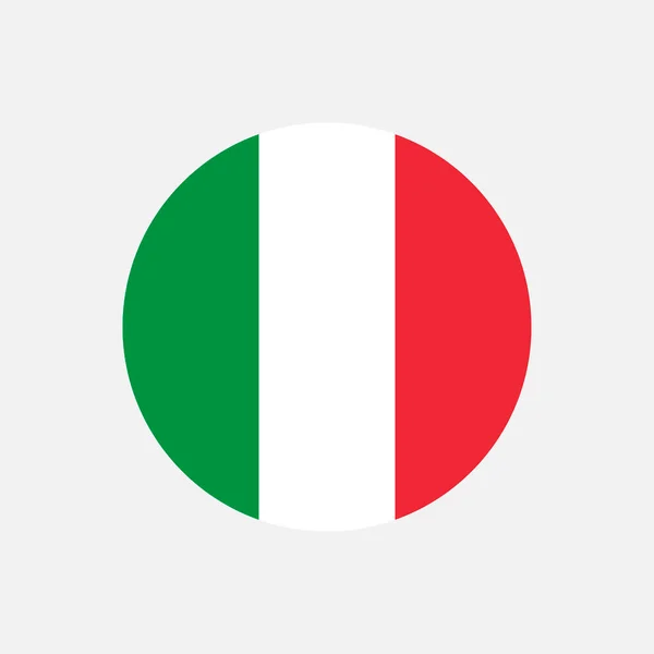 País Itália Bandeira Itália Ilustração Vetorial — Vetor de Stock