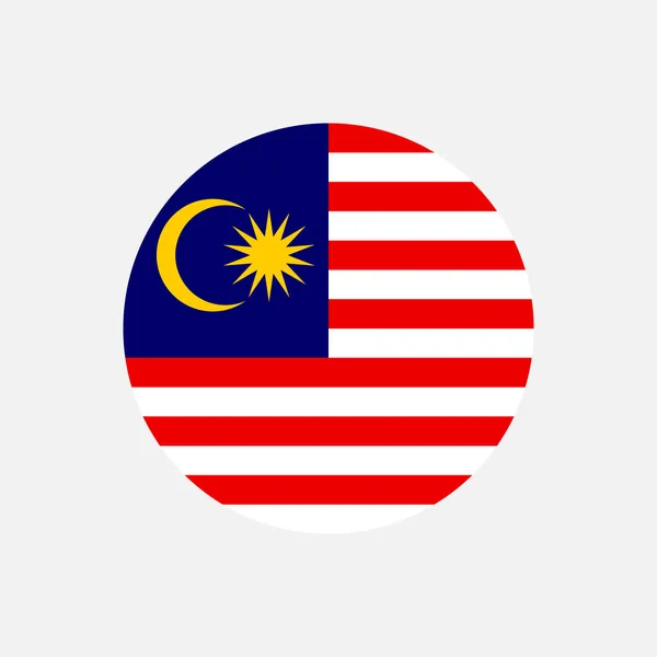 Negara Malaysia Bendera Malaysia Ilustrasi Vektor - Stok Vektor