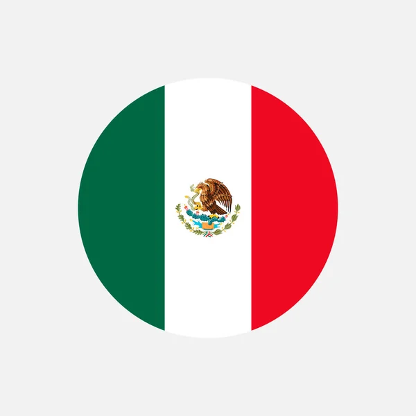 País México Bandeira México Ilustração Vetorial — Vetor de Stock