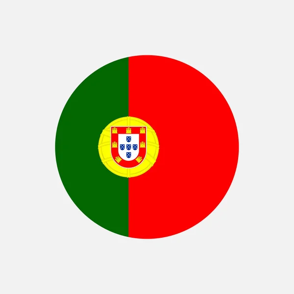 País Portugal Bandera Portugal Ilustración Vectorial — Vector de stock