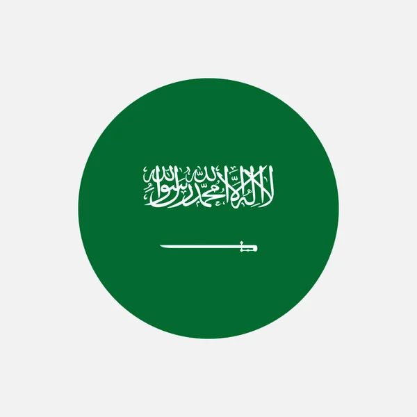 País Arabia Saudita Bandera Arabia Saudita Ilustración Vectorial — Archivo Imágenes Vectoriales