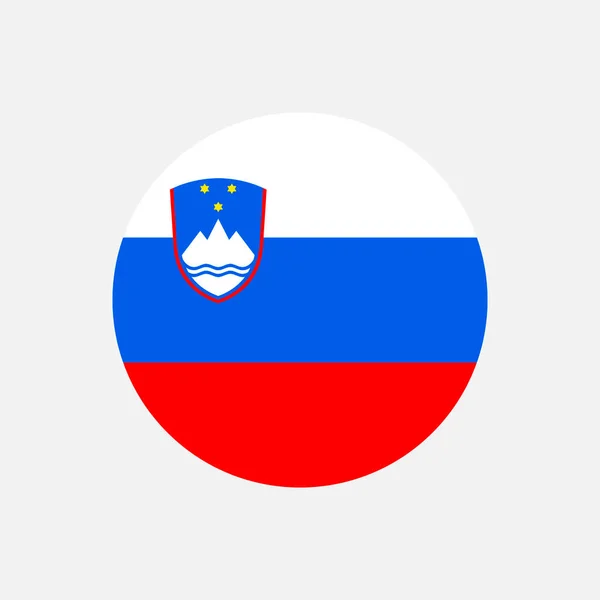 Země Slovinsko Slovinská Vlajka Vektorová Ilustrace — Stockový vektor