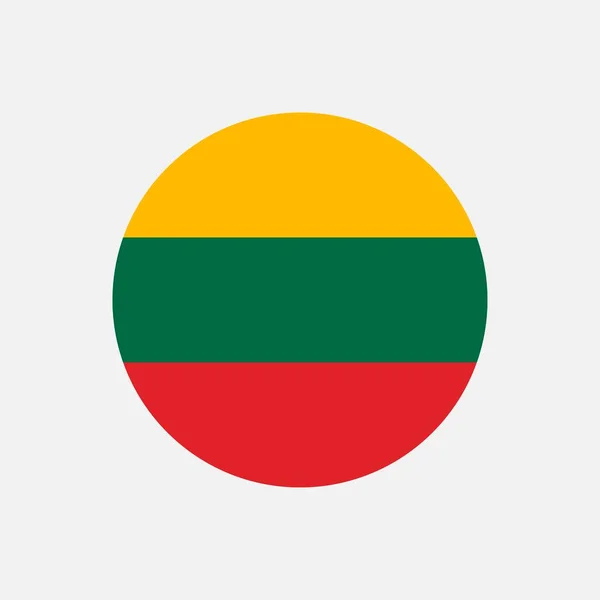 Литва Кутри Флаг Литвы Векторная Иллюстрация — стоковый вектор