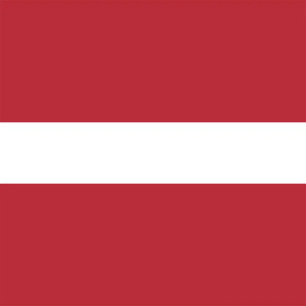 Bandera Letonia Colores Oficiales Ilustración Vectorial — Vector de stock