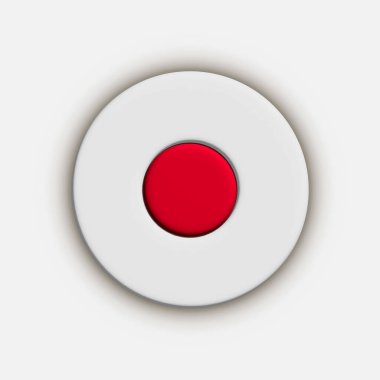 3D Country Japan. Japan flag. Vector illustration.