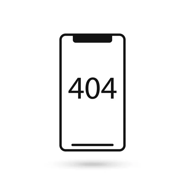 404 표지판 디자인 아이콘 — 스톡 벡터