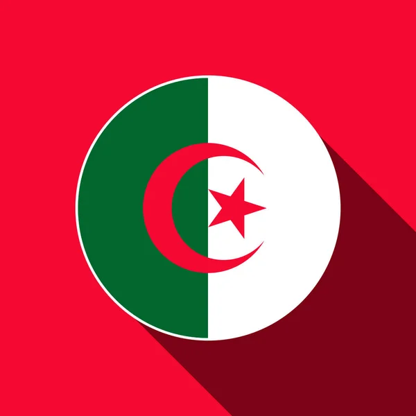 Land Algerien Algerien Flagge Vektorillustration — Stockvektor