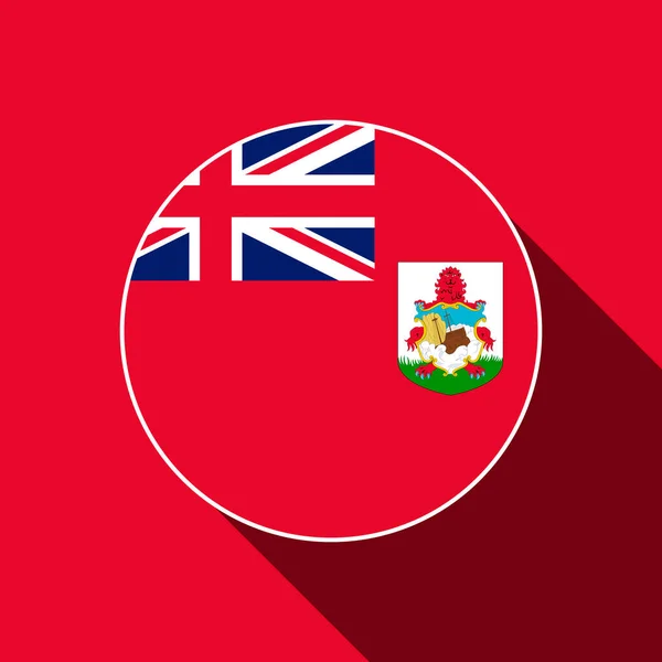 Land Bermuda Bermuda Vlag Vectorillustratie — Stockvector