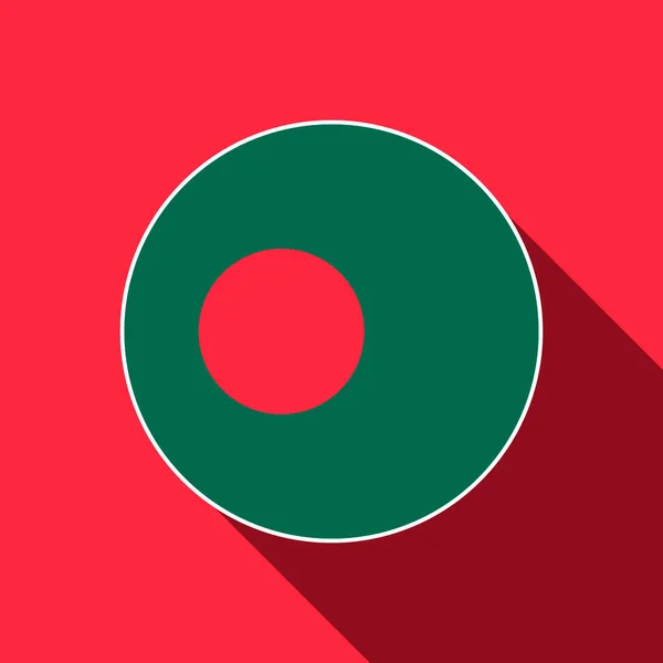 Страна Бангладеш Флаг Бангладеш Векторная Иллюстрация — стоковый вектор