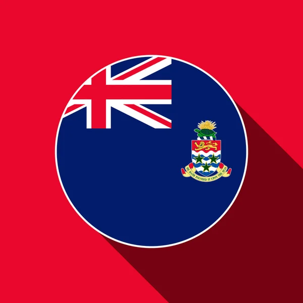 Ilhas Cayman Bandeira Das Ilhas Cayman Ilustração Vetorial — Vetor de Stock