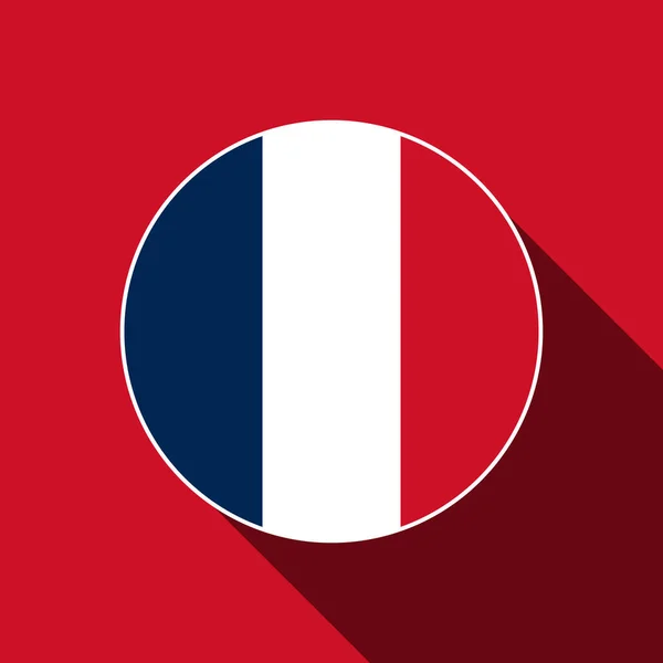 Land Frankreich Frankreich Flagge Vektorillustration — Stockvektor