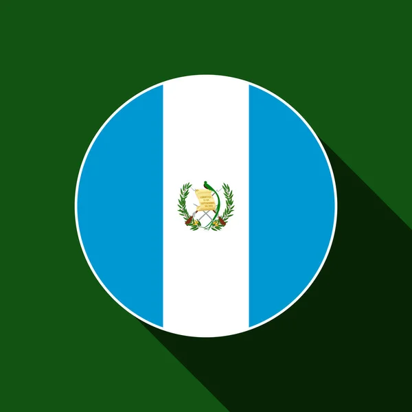 Land Guatemala Guatemala Flagge Vektorillustration — Stockvektor