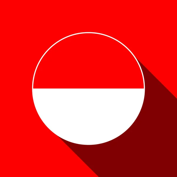 País Indonesia Bandera Indonesia Ilustración Vectorial — Vector de stock