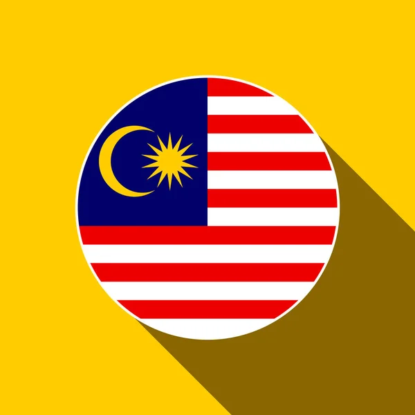 Negara Malaysia Bendera Malaysia Ilustrasi Vektor - Stok Vektor