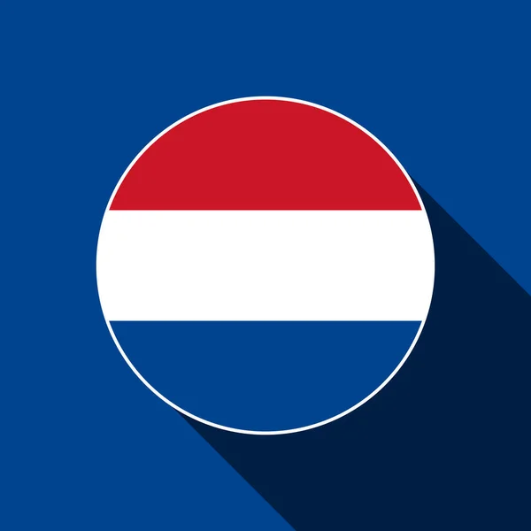 Land Nederland Nederlandse Vlag Vectorillustratie — Stockvector