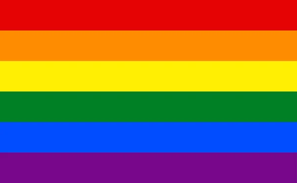 Lgbt Rainbow Pride Flag Vector Illustration — Vetor de Stock