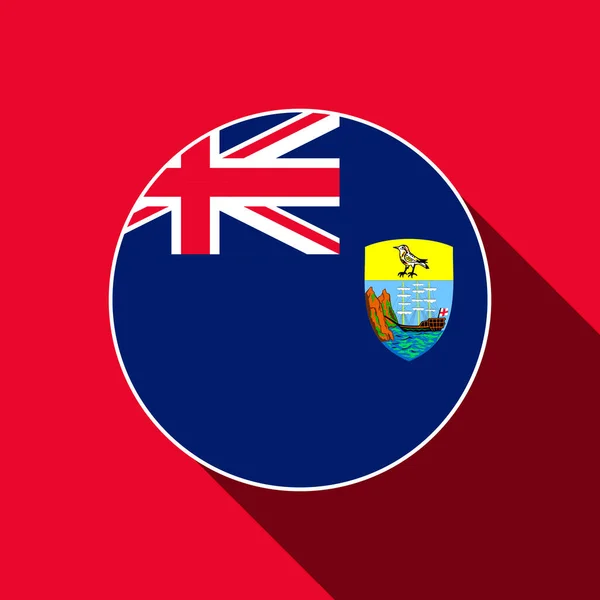 Χώρα Αγία Ελένη Ανάληψη Και Tristan Cunha Σημαία Αγίας Ελένης — Διανυσματικό Αρχείο