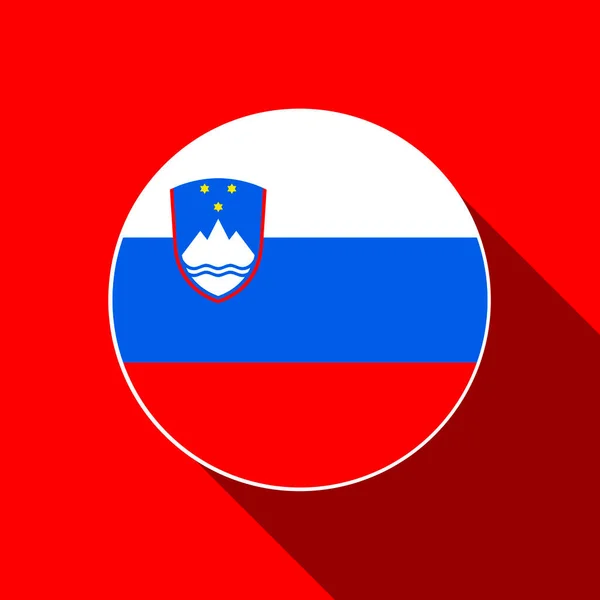 Paese Slovenia Bandiera Slovenia Illustrazione Vettoriale — Vettoriale Stock