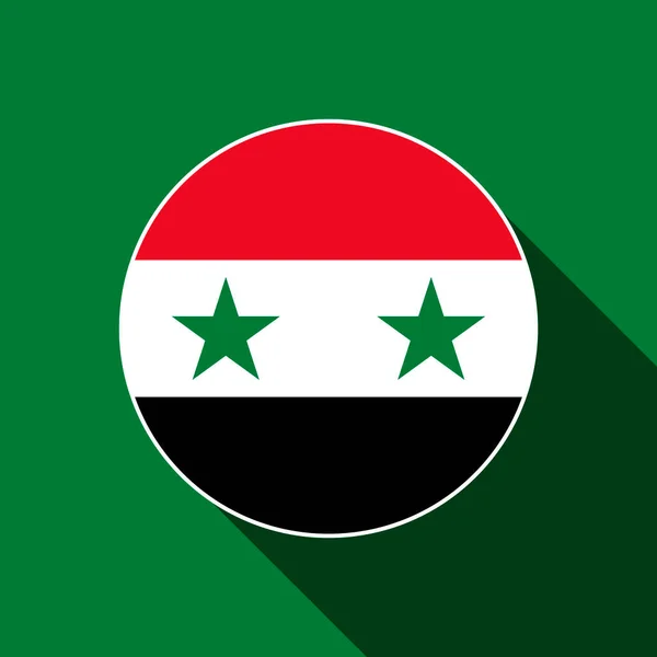 Land Syrien Syrien Flagge Vektorillustration — Stockvektor