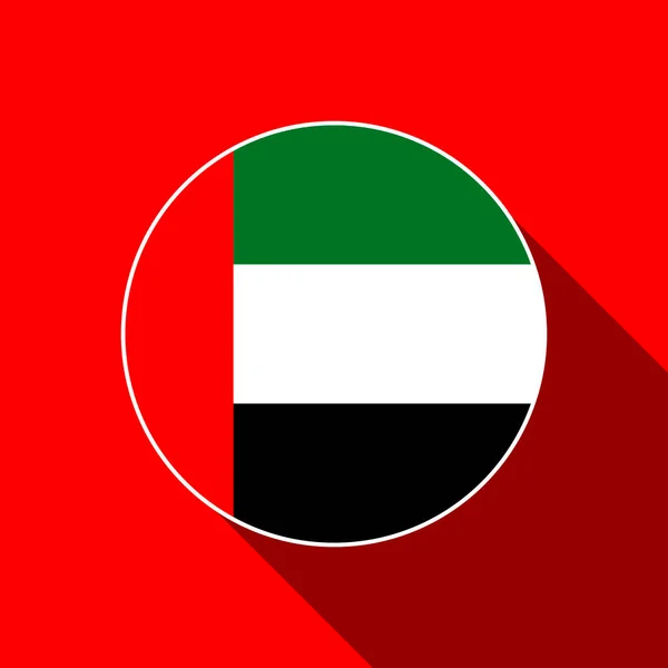Birleşik Arap Emirlikleri Birleşik Arap Emirlikleri Bayrağı Vektör Illüstrasyonu — Stok Vektör