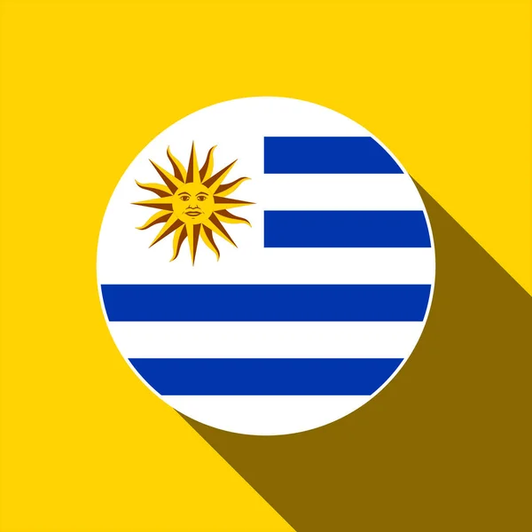 Land Uruguay Uruguay Flagge Vektorillustration — Stockvektor