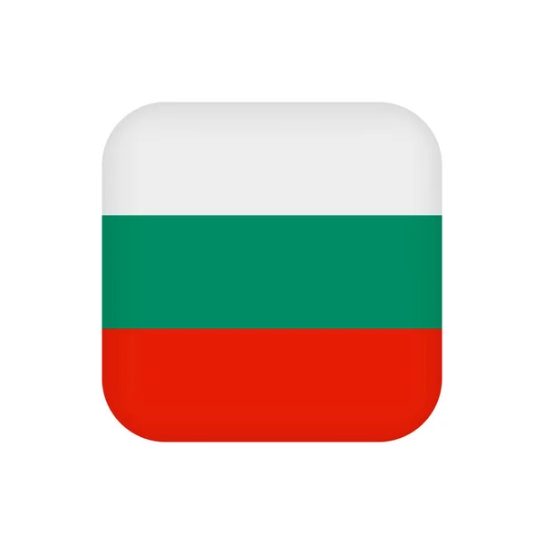 Bulgaria Flag Official Colors Vector Illustration — Stockvektor