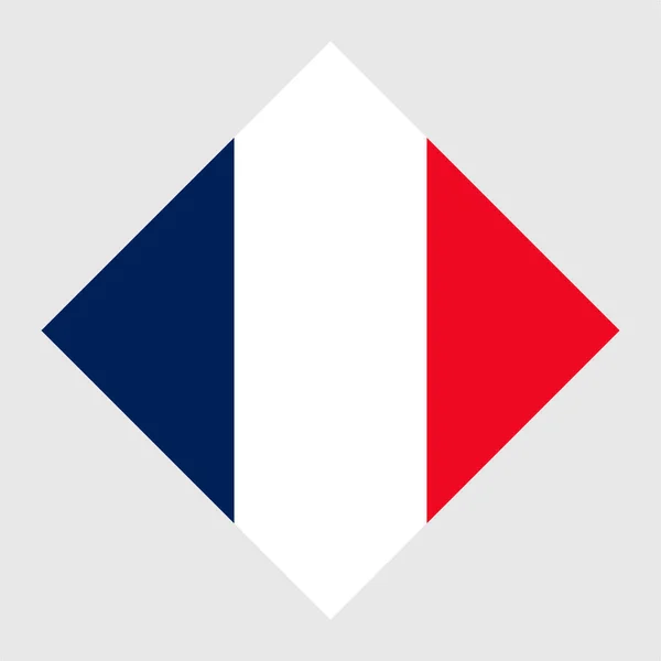 France Flag Official Colors Vector Illustration — Stockvector