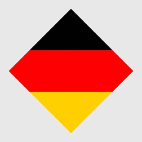 Bandeira Alemanha Cores Oficiais Ilustração Vetorial — Vetor de Stock