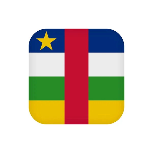 Central African Republic Flag Official Colors Vector Illustration — Stockvektor